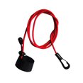 thumbnail image 3 of 2Pcs 110cm 4mm Caña de Pescar de Cuerda Elástica Fuerte para Canoa Kayak con Mosquetón + Gancho y Bucle Ajustables Sunnimix Kayak Paddle Leash, 3 of 8