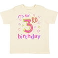 thumbnail image 3 of Inktastic It's My Third Birthday Girls Toddler T-Shirt, 3 of 5