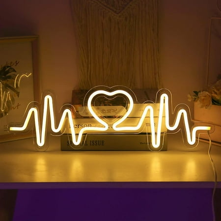 

Love Letter Modeling 14 x 5 LED Night Light Lainin Colorful Neon Sign Light USB/Battery Operated Perfect for Home Decoration/Bedroom/Bar/Wedding/Valentine s Day/Mother s Day (Style 1)