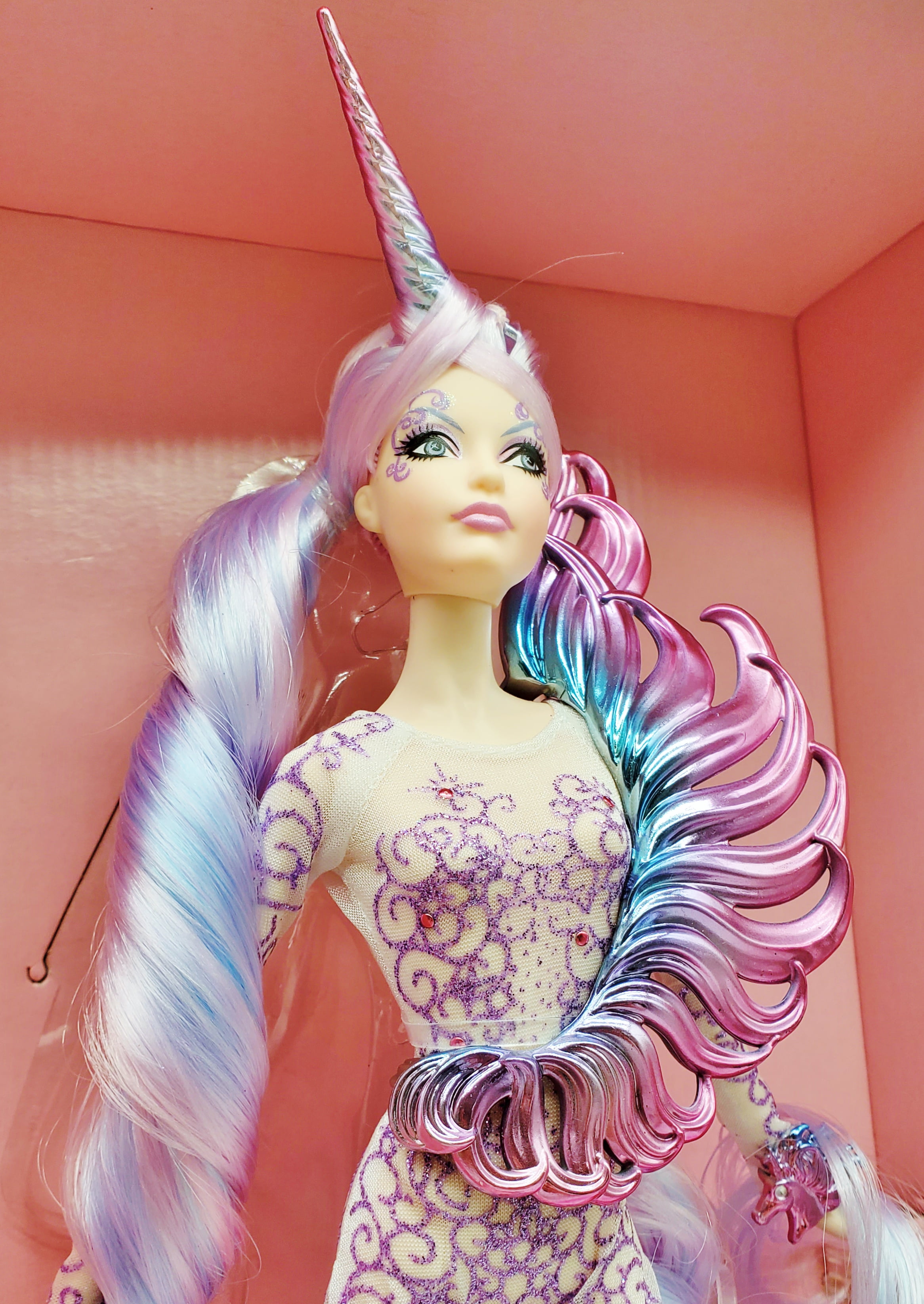 hijo otro Decepcionado Unicorn Goddess Barbie Doll Mythical Muse Series Limited Edition Mattel  #FJH82 - Walmart.com