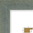 thumbnail image 2 of Craig Frames 7221063 18x36 inch Faux Barnwood Gray Picture Frame Matted for a 14x32 Photo, 2 of 5
