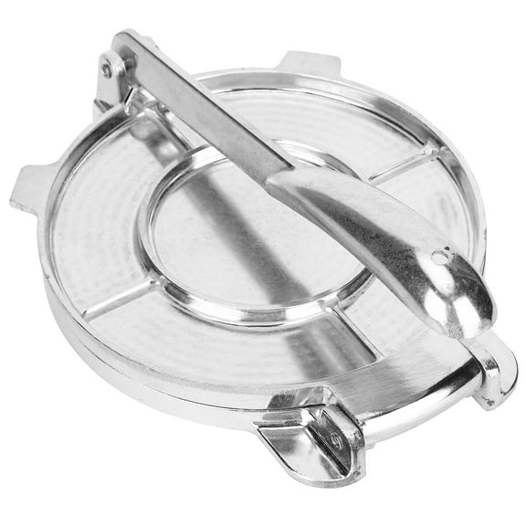 POCREATION  Tortilla Press Maker Aluminum Alloy Foldable Dough Pastry Press Tool Kitchen Utensils Bakeware 8.7x6.3x3.1in