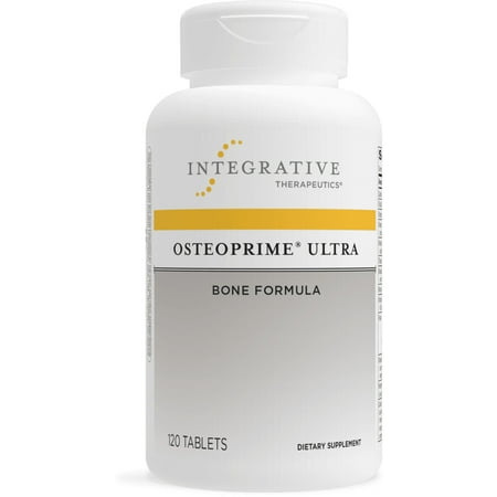 Integrative Therapeutics OsteoPrime Ultra - Comprehensive Bone Health Formula - Supplement to Support Calcium Absorption* - With Vitamin C, Magnesium, Zinc and Niacin - Dairy Free - 120 Tablets