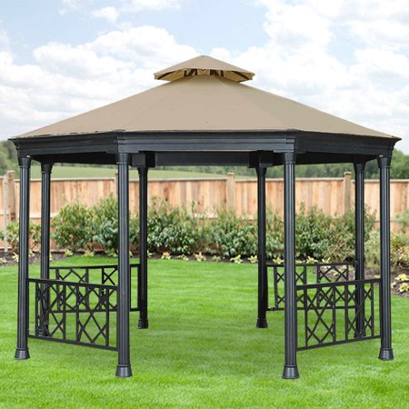 Garden Winds Replacement Canopy for Charming Octagon Gazebo - D-GZ075PCO-A - Riplock 350