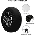 thumbnail image 4 of Bear with Beer Spare Tire Cover Weatherproof Universal Wheel Protectors Wheel Covers for RV Camper Travel Trailer SUV Truck, 4 of 10