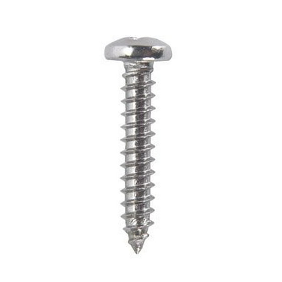 Hillman 6 in. x 3/4 in. L Phillips Pan Head Stainless Steel Sheet Metal Screws 100 1 pk