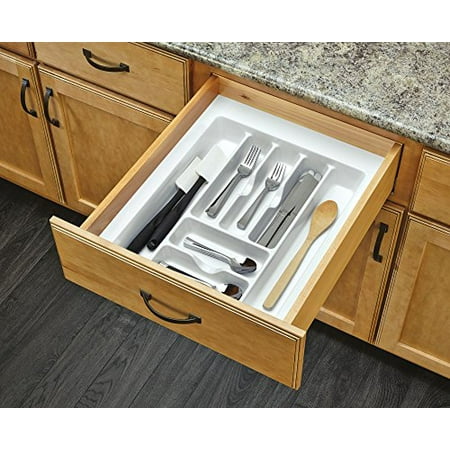 Rev A Shelf Ct 3w 52 Large White Cutlery Tray Drawer Insert