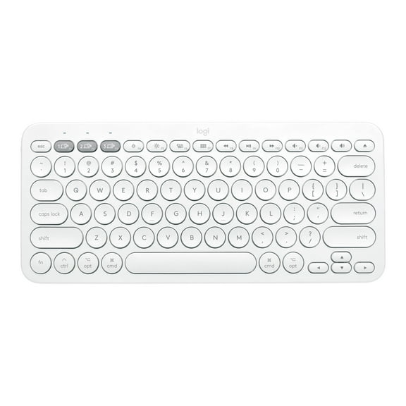 Logitech K380 Multi-Device Bluetooth Keyboard for Mac with Compact Slim Profile, Off-White
