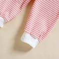 thumbnail image 7 of Xyant Toddler Clothes for Girls Baby 3D Flower Fall Winter Outfits Stripes Sweatshirt Pullover Cute Pants Set Baby Girls' Clothing (Pink,2-3 Years), 7 of 7
