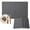Charcoal,, variant on Orange Solid Color Placemats Set of 2, Modern Minimalist Pure Color Washable Wipeable Table Mats for Dining Tables, Indoor Outdoor Kitchen Place Mats for Holiday Party Table Decor