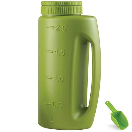 Hand Held Spreader Fertilizer Salt Spreader Multifunctional Plastic Garden Container for Grass Seed Farmland