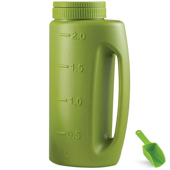 Esparcidor De Mano Fertilizante Esparcidor De Sal Contenedor De Jardín De Plástico Multifuncional Para Tierras De Cultivo De Semillas De Hierba Vogacara HA034842-00