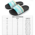 thumbnail image 2 of GZHJMY Stylish Slides for Women Men, Abstract Soft Blue Sky and Beach Soft Flexible Slip-on Sandals Slippers, 2 of 7