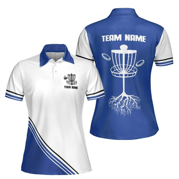 Customized Let's Play Disc Golf Women's Polo Shirt S-5XL