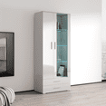 thumbnail image 3 of Soho S6 2D2S Modular 2 Door Modern 32" Wide Bookcase, 3 of 5