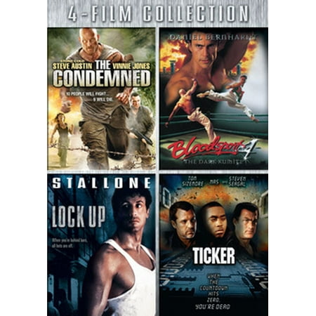 Condemned / Bloodsport 4 / Lock Up / Ticker (DVD)