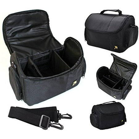 Deluxe Large Camera Carrying Bag Case For Nikon D3000 D3100 D3200