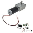 thumbnail image 2 of DC12V Geared Motor Turbo Worm Speed Reduction Machinery Accessories with 8mm Shaft 5840‑31ZY12V130RPM, 2 of 5