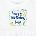 thumbnail image 4 of Inktastic Happy Birthday Dad Girls Baby Dress, 4 of 5