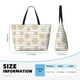 thumbnail image 4 of Easygdp Gold Snowflake Bolsa de Viaje de Playa de Gran Capacidad, Bolsa Tote Perfecta para la Playa, Escapadas de Fin de Semana y Viajes, 4 of 7