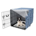 thumbnail image 5 of Cartoon Dog Crate Cover, Boys and Girls Faces Teenager Youth Portraits Multicultural Ethnicity, Easy to Use Pet Kennel Cover Small Dogs Puppies Kittens, 7 Sizes, Sky Blue Orange Redwood, by Ambesonne, 5 of 6