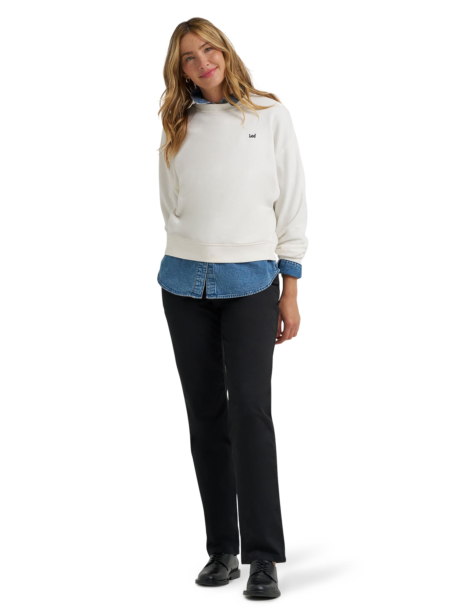 Lee® Women's Relaxed Fit Straight Leg Pant, Sizes 2-18