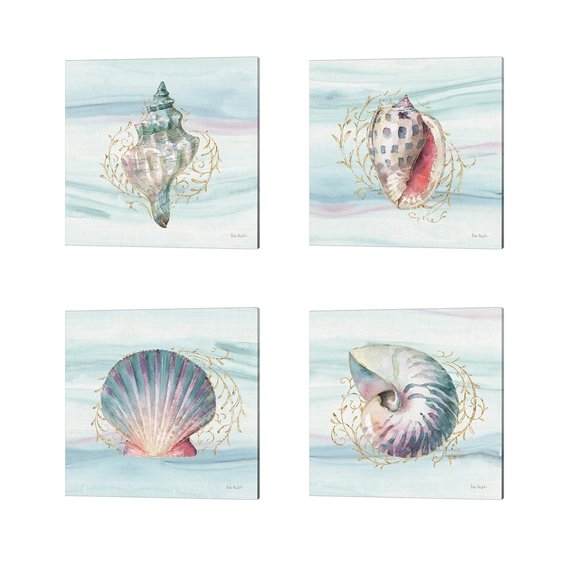 Metaverse Lisa Audit 'Ocean Dream' Canvas Art (Set of 4)
