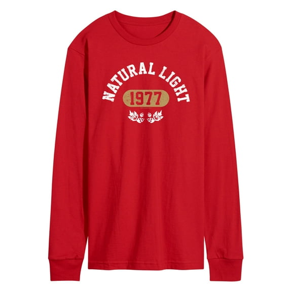 Natural Light - Athletics - Men's Long Sleeve Graphic T-Shirt