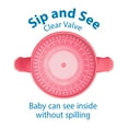 thumbnail image 5 of Dr. Brown's Milestones Cheers 360 Cup Spoutless Transition Cup with Handles for Easy Grip & Leak-Free Learning, Pink, 7 oz/200 mL, 6m+ (Colors May Vary), 5 of 12