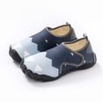 thumbnail image 2 of Water Shoes for Women Men Quick-Dry Swim Socks Swim Beach Outfits Barefoot Yoga Exercise Wear Sport Accessories Pool Camping Must Haves River Hiking Adult Youth Navy 6-6.5Y, 2 of 3