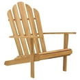 thumbnail image 3 of vidaXL Folding Adirondack Chair Patio Adirondack Lawn Chair Solid Wood Teak, 3 of 13