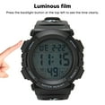 thumbnail image 3 of Reloj De Pulsera Para Hombre, Multifunción, Luminoso, Negro, De Moda, Electrónico, Para Hombre, Para Deportes, 3 of 7