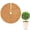 C Light brown, variant on Coconut Fiber Mulch Ring Tree Plant Protector Mat, Coconut Fiber Mulch Ring, Natural Coco Coir Tree Mulch Ring Plant Pot Soil Cover for Indoor Outdoor Plants - 20cm