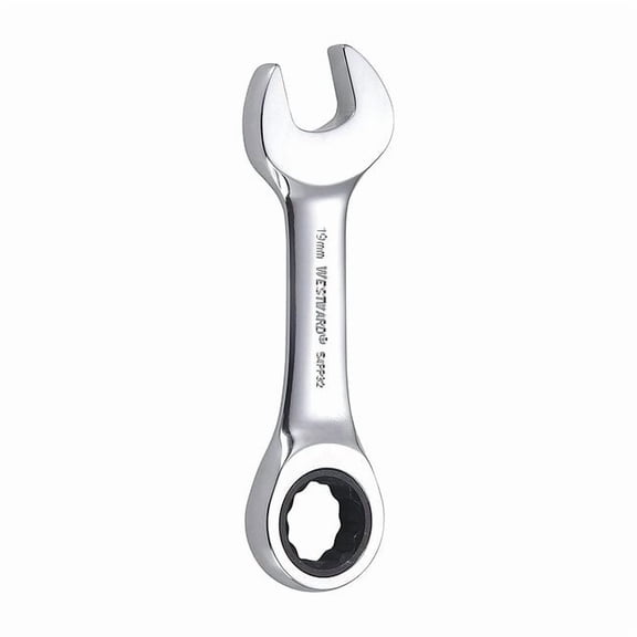 Westward Wrench, Combination/Stubby, Metric, 19mm 54PP32