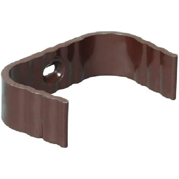 Amerimax Downspout Clip Vinyl Maintenance Free - 2 in. x 3 in., Brown