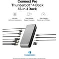 thumbnail image 2 of Belkin Thunderbolt 4 Docking Station with 90W Power Delivery for MacBook & Windows - 8K/Dual 4K Display, Thunderbolt 4 Cable, HDMI, Ethernet, SD & Audio Ports, Gray, 2 of 8
