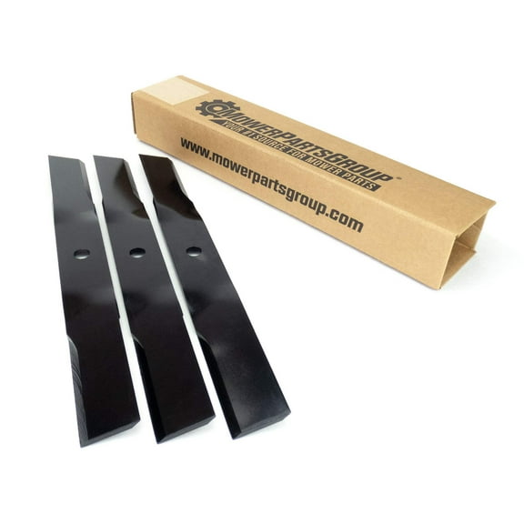 (3) Blades Fit Exmark, Ferris, Scag & Toro 52" and 54" 1521227, 5021227, D18037