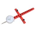 thumbnail image 1 of Adjustable Aluminum Alloy Table Saw Alignment Tool Kit with 0.001in Precision Dial Indicator, 0.01-1in Measuring Range, Multi-Hole Rod Design for Calibrating Bench Saws, Band Saws & Drilling Machines, 1 of 6