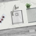 thumbnail image 4 of Stylish Undermount 16" Stainless Steel Single Bowl Kitchen Sink with Grid & Strainer S-509XG, 4 of 11
