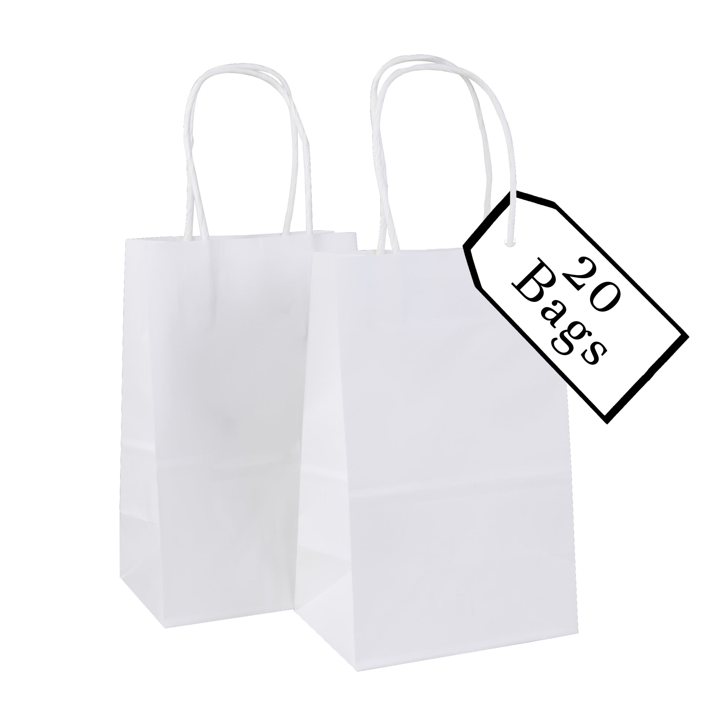 Incredible Packaging 5.5" x 3.25" x 8.37" Kraft Paper Bags with