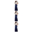 thumbnail image 4 of Qarigey vaquera larga a la moda - Ajuste cómodo Botón favorecedor Denim larga de mezclilla Faldas para mujer Maxi azul oscuro M 1 Type1 NO1, 4 of 6
