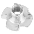 thumbnail image 1 of Captive T Nut100pcs Zinc Plated Carbon Tee Nut Fourpronged T Nut Top-Notch Performance, 1 of 5