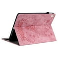 thumbnail image 3 of SaniMore Case for iPad Pro 11 2024, Auto Sleep/Wake Anti-slip Grooves Kickstand [Pencil Holder Card Slots] Embossed Rose PU Leather Shockproof Wallet Shell, Pink, 3 of 8