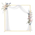 thumbnail image 1 of Soporte tipo arco VEVOR, 2 x 2 m, estructura estable, metal dorado, 1 of 9