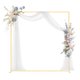 thumbnail image 1 of Soporte tipo arco VEVOR, 2 x 2 m, estructura estable, metal dorado, 1 of 9