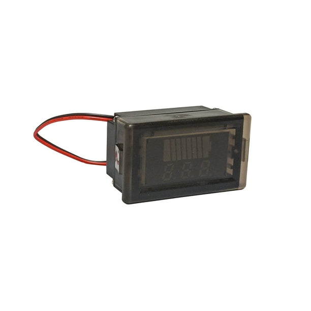 Scienceny Voltímetro de batería, equipo de prueba, indicador de prueba Digital, probador de voltaje de motocicleta, medidor de reemplazo de componente, Pantallas optoelectrónicas Rojo Scienceny TO009336-01