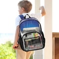 thumbnail image 7 of ALAZA Clear Backpack Blue Circle Gradient PVC Transparent BookBag, 7 of 7