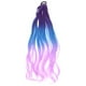 thumbnail image 1 of Extensión de cola de caballo de color, larga, lacia, de 27 pulgadas, trenza sintética, postizo, extensión de cola de caballo trenzada larga para niñas y mujeres, 1 of 7