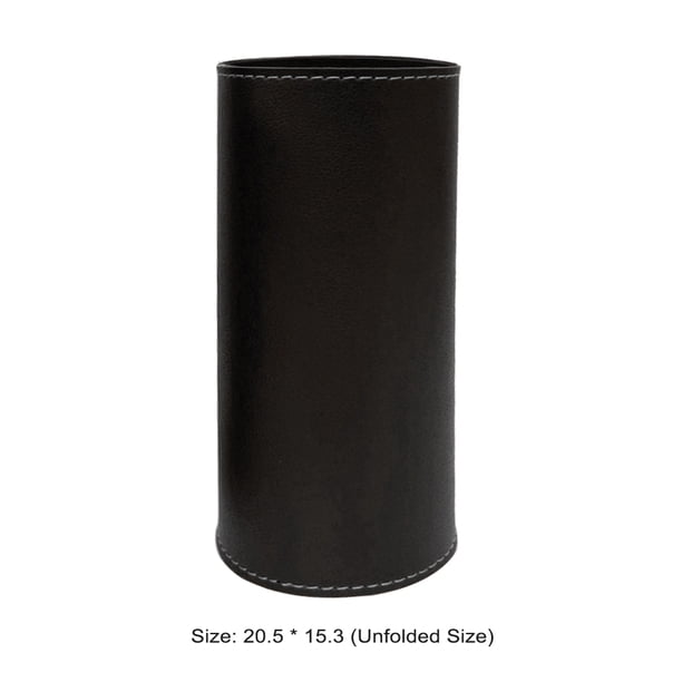 Funda De Botella De Almacenamiento Cubierta protectora de tanque de gasolina Estuche de cuero PU largo Contenedor de almacenamiento de cilindro de combustible Sywqhk Para Estrenar