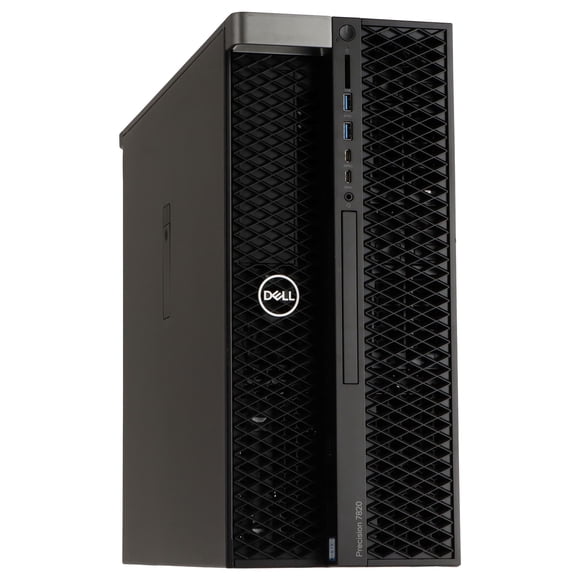 Refurbished (Good) - Dell Precision 7820 Tower, Intel 8-Core Silver 4110 @ 2.1GHz, 16GB RAM, 512GB SSD, Nvidia NVS 310 Graphics, Windows 11 Pro.